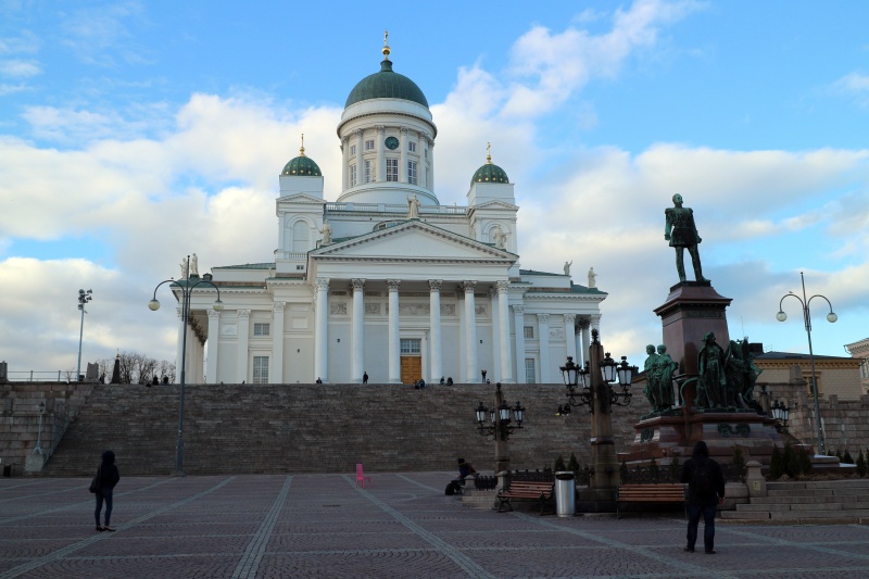 The white cathedral of Helsinki
