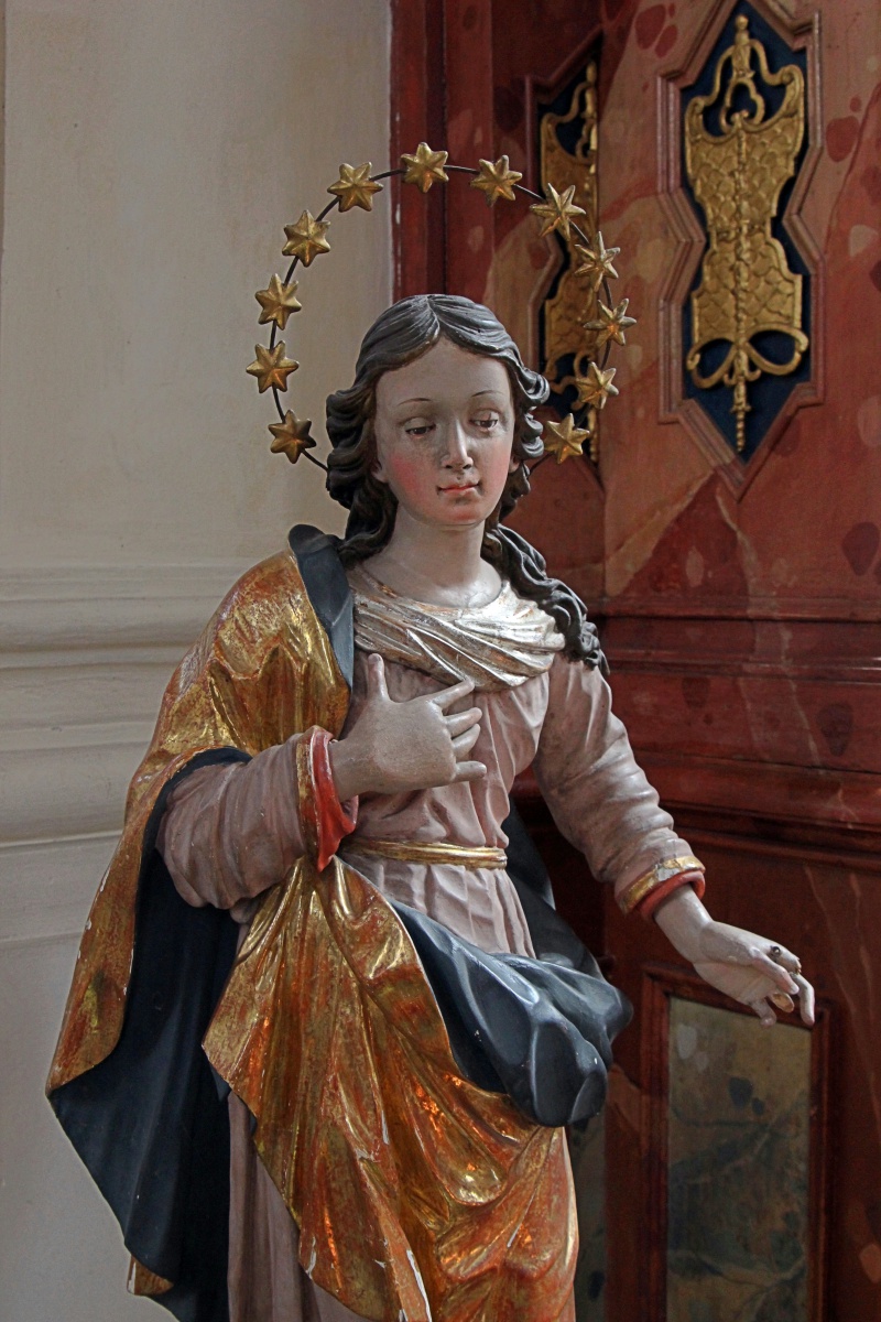 Heiligenfigur in einer Rottweiler Kirche