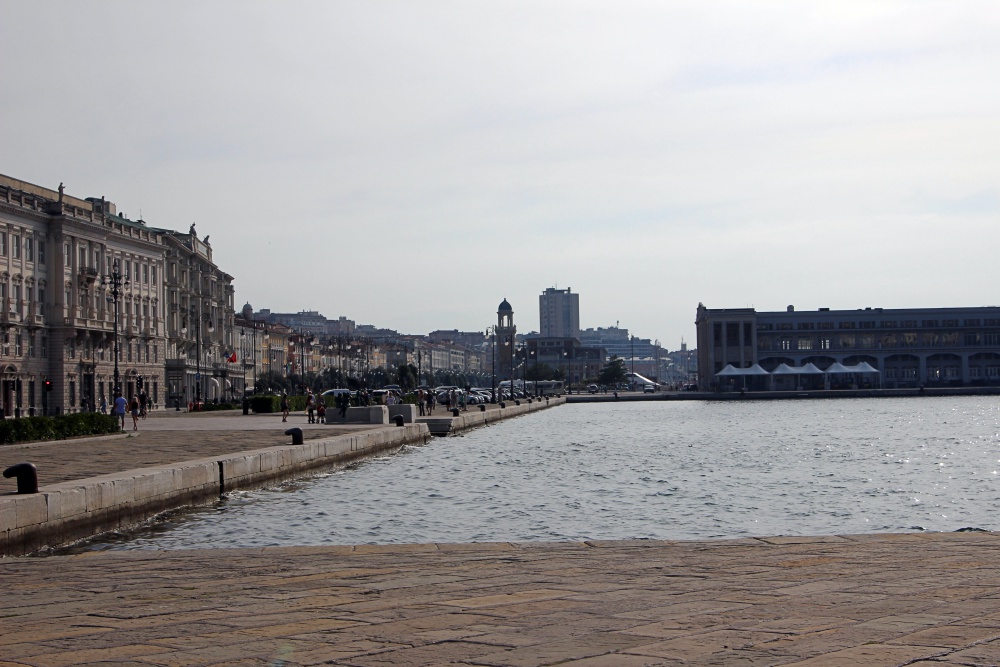 Der Hafen von Trieste.