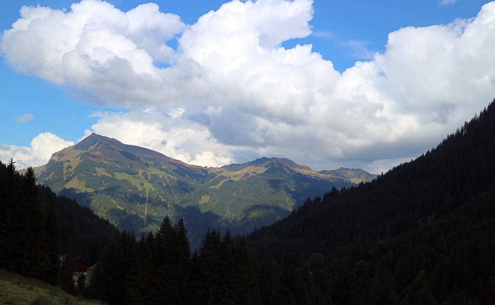 Blick von der Bergkristallhütte