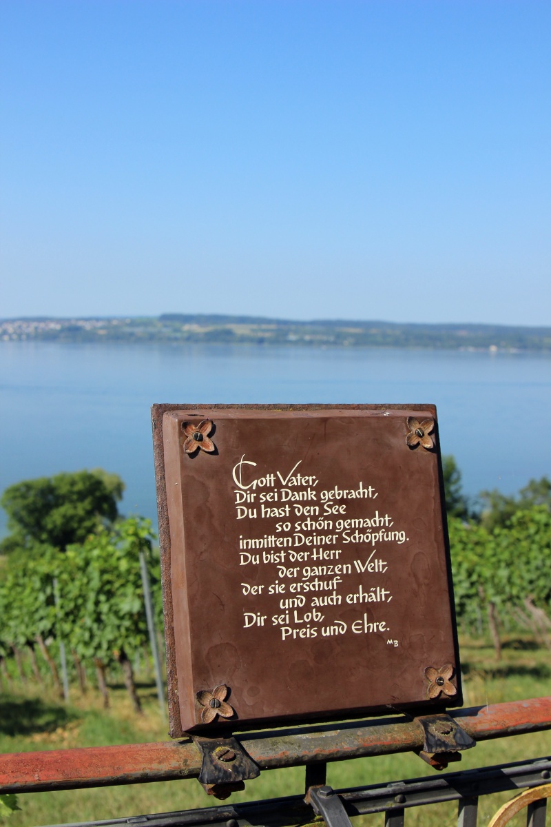 Du hast den See so schön gemacht
