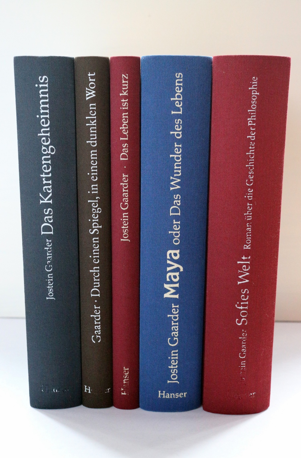 Meine Buchsammlung zu Jostein Gaarder
