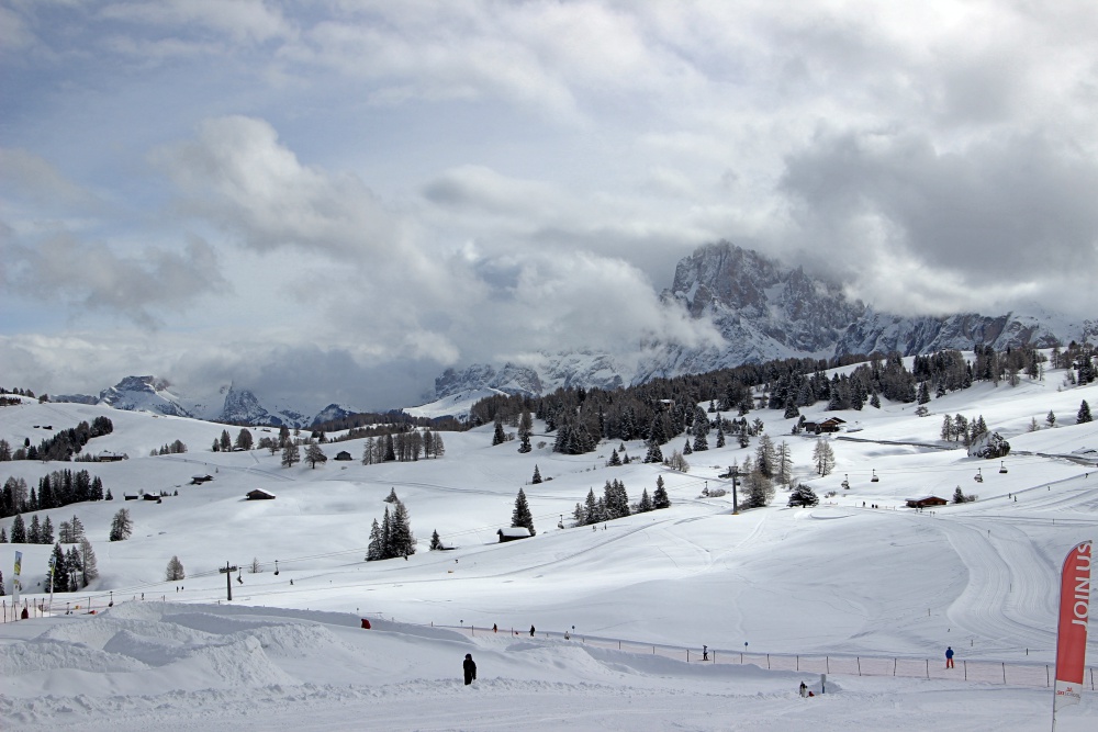 Seiser Alm im Winter - S&uuml;dtirol ein Winterm&auml;rchen