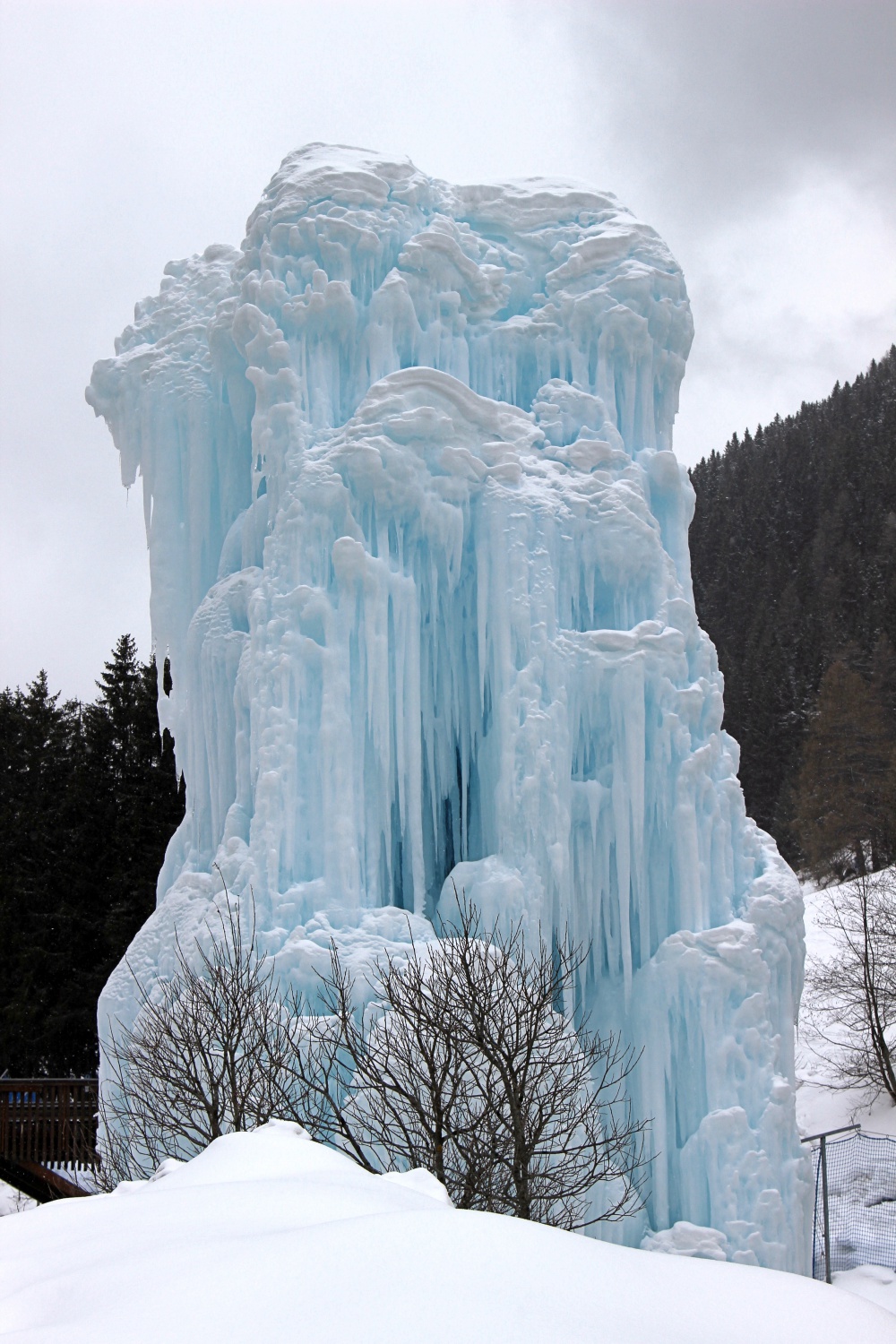 Wolkenstein Eisskulptur Gröden