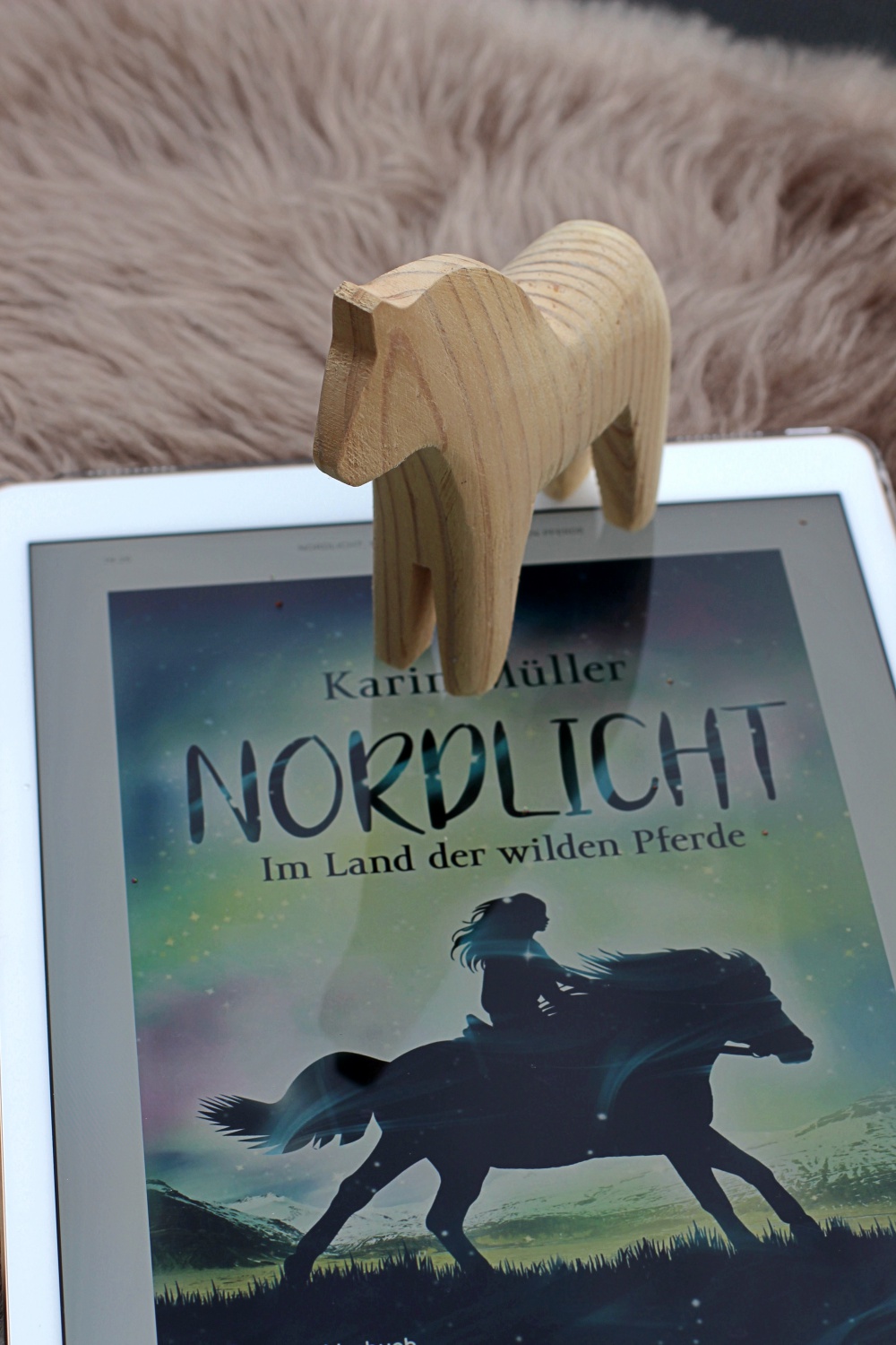 Nordlicht Im Lander wilden Pferde von Karin Müller