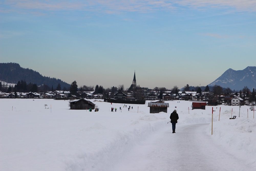 Oberstdorf im Schnee
