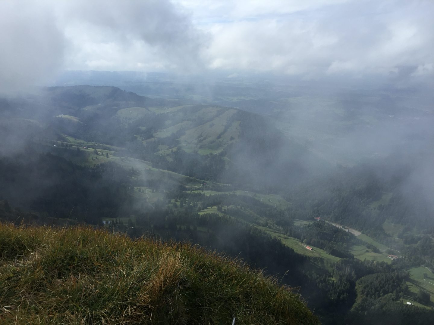 Hochgrat im Nebel