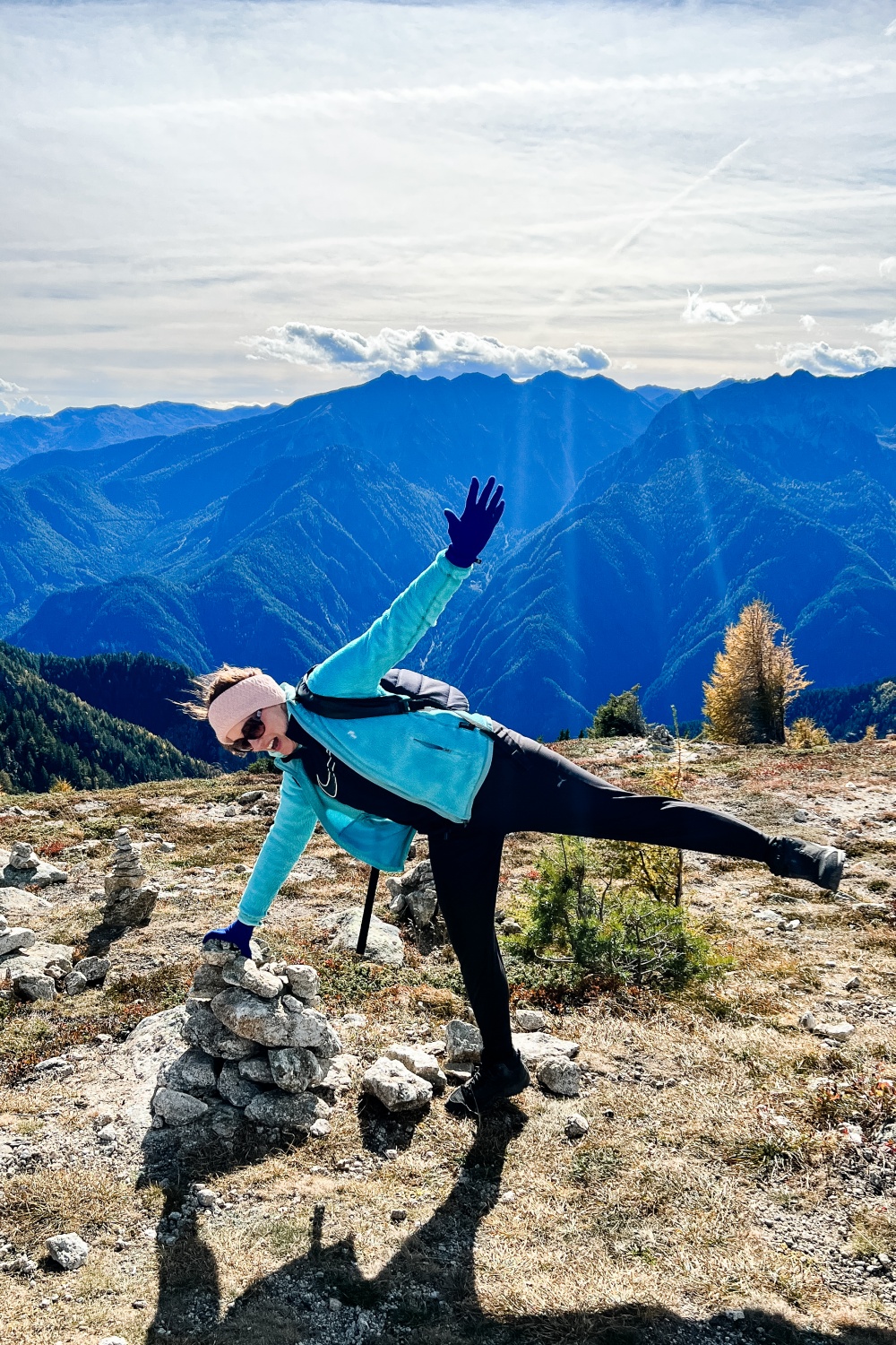 10_Südtirol_Steiner Mandl_Gipfel_Yoga Fail