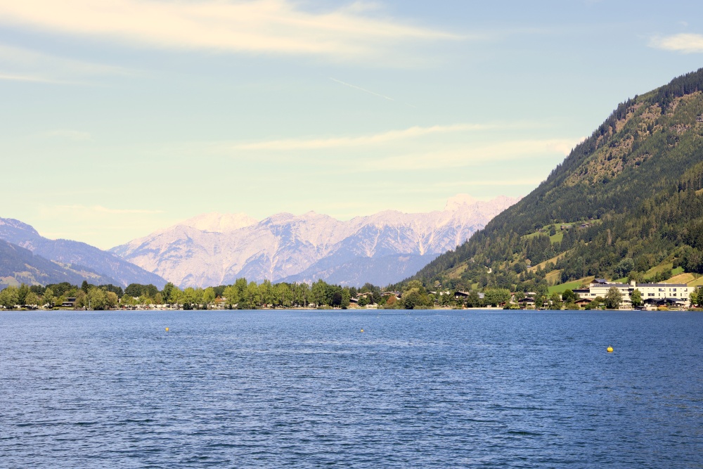 07_Zell am See_Blick auf den Zeller See und die umliegenden Berge